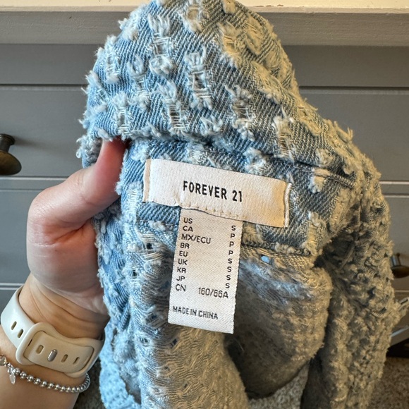 Textured Denim Jacket - Picture 7 of 7